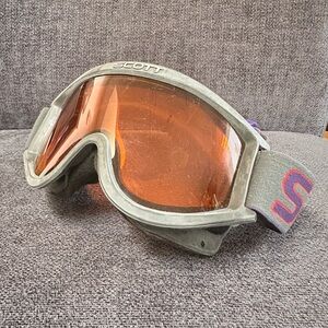 Scott Gray Goggles with Orange Lens